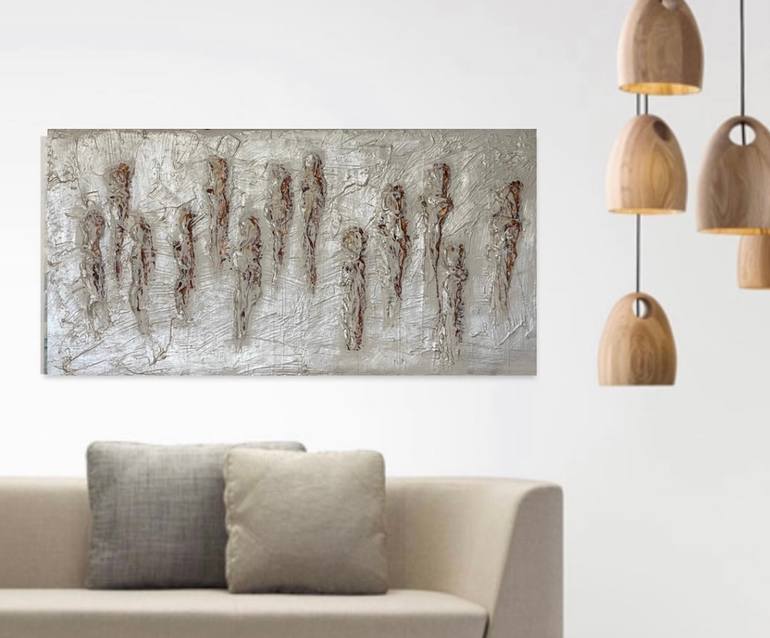 Original Figurative Abstract Painting by Helena Rubí