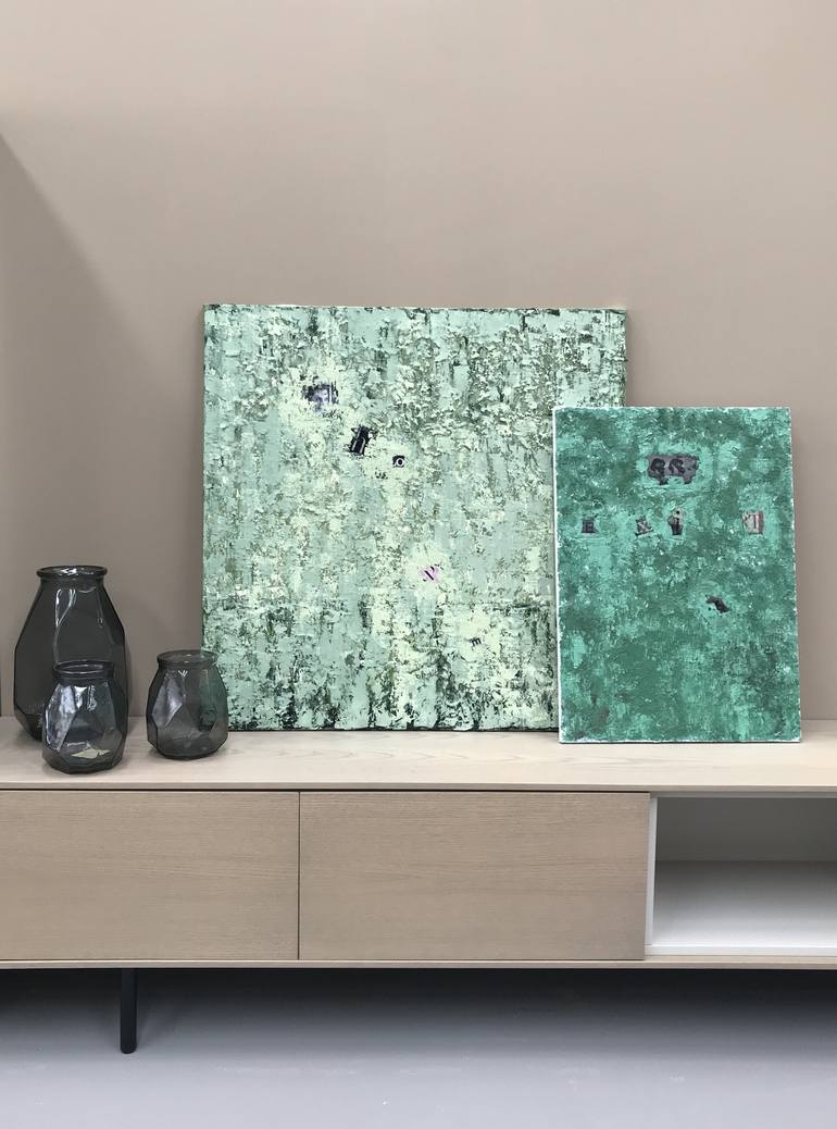 Original Modern Abstract Painting by Helena Rubí