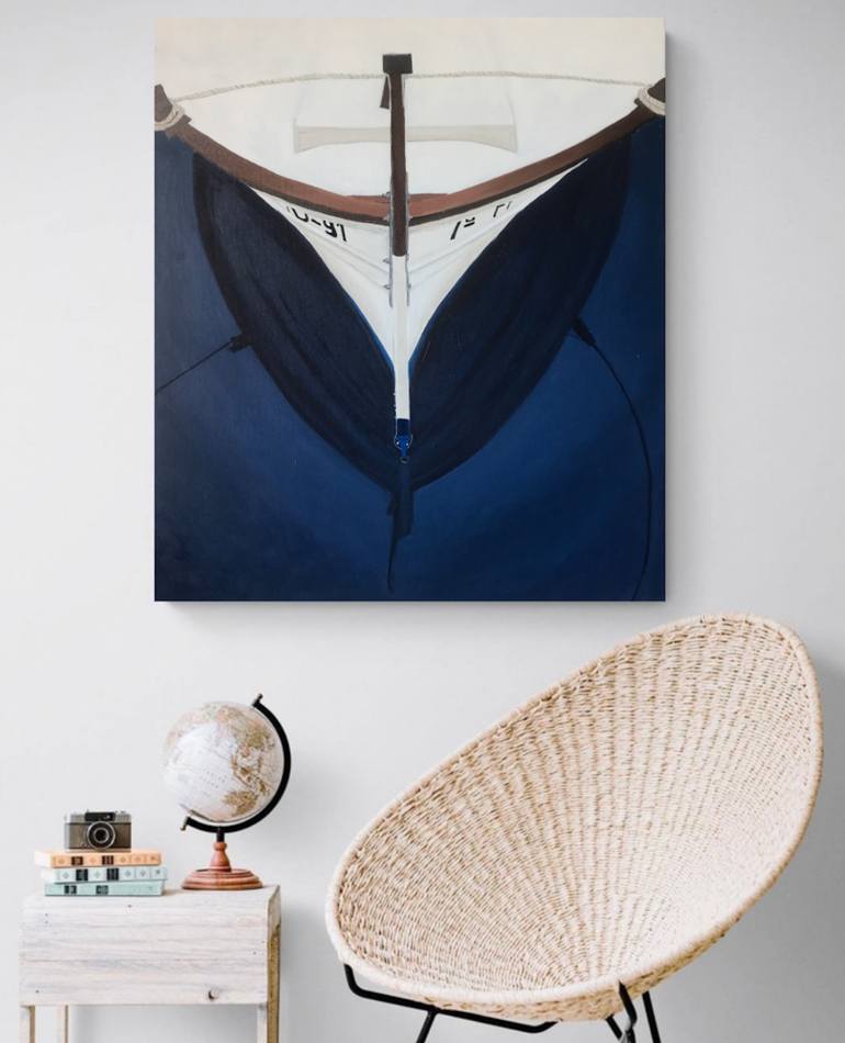 Original Abstract Painting by Helena Rubí