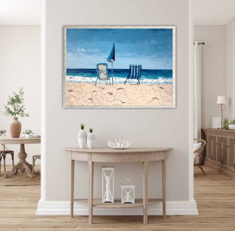 Original Realism Seascape Painting by Helena Rubí