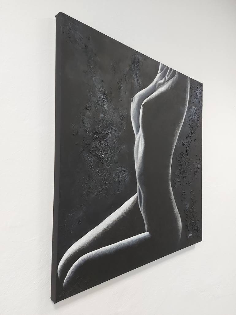 Original Fine Art Nude Painting by Silvie Koristkova