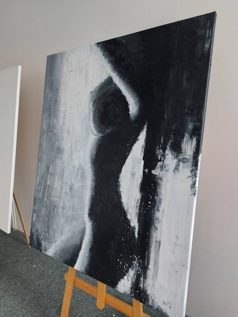 Original Conceptual Nude Painting by Silvie Koristkova