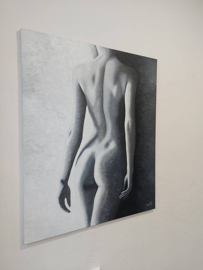 Original Conceptual Nude Painting by Silvie Koristkova