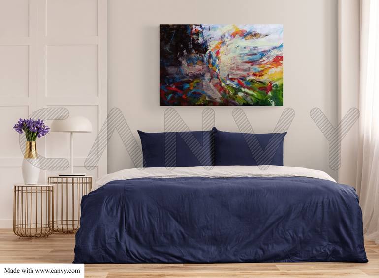 Original Abstract Painting by Roberto Broggi