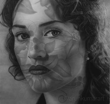 Print of Surrealism Portrait Drawings by arun kumar