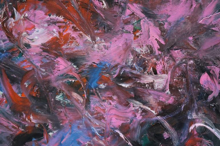 Original Abstract Expressionism Abstract Painting by Taghera Art