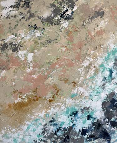 Original Abstract Beach Paintings by Florencia Kania