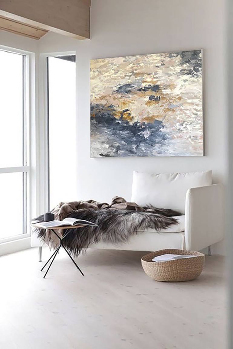 Original Fine Art Abstract Painting by Florencia Kania