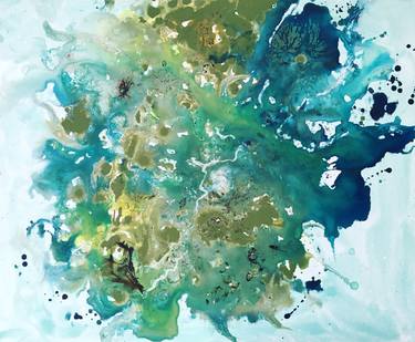Original Abstract Landscape Paintings by Florencia Kania
