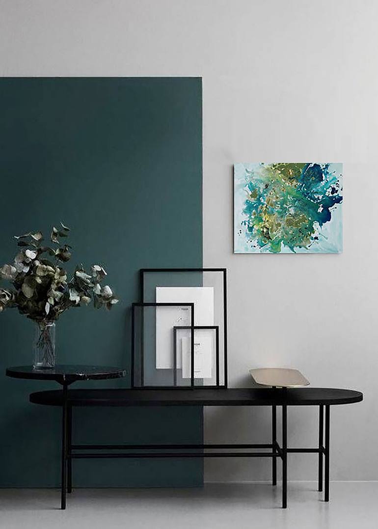 Original Abstract Landscape Painting by Florencia Kania
