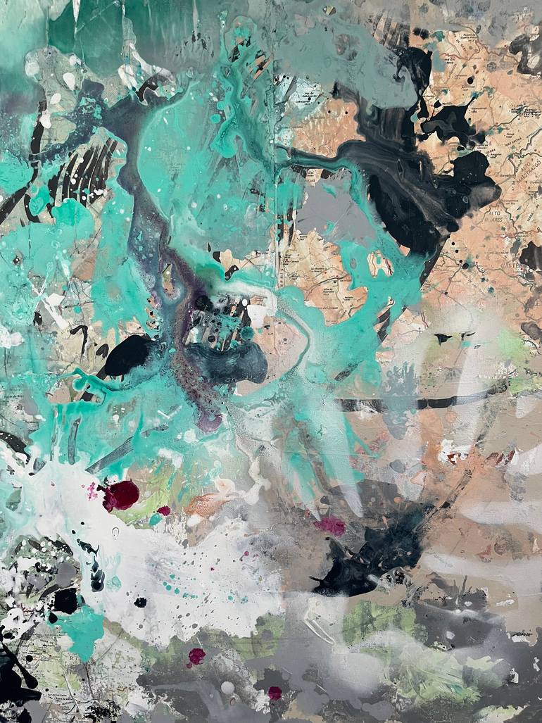 Original Abstract Painting by Florencia Kania