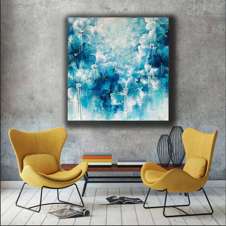 Original Abstract Expressionism Abstract Painting by S N