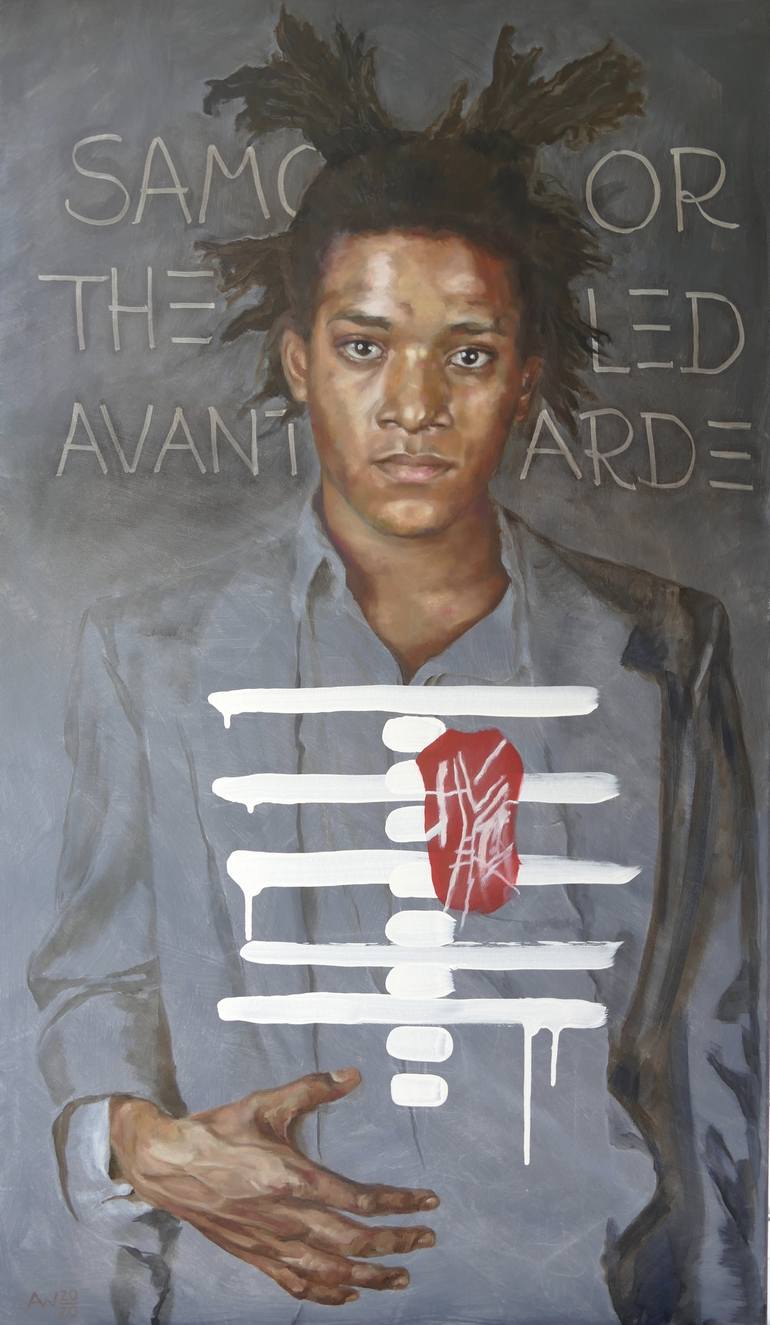 Basquiat - the radiant child II Painting by Angelika Weinekoetter ...