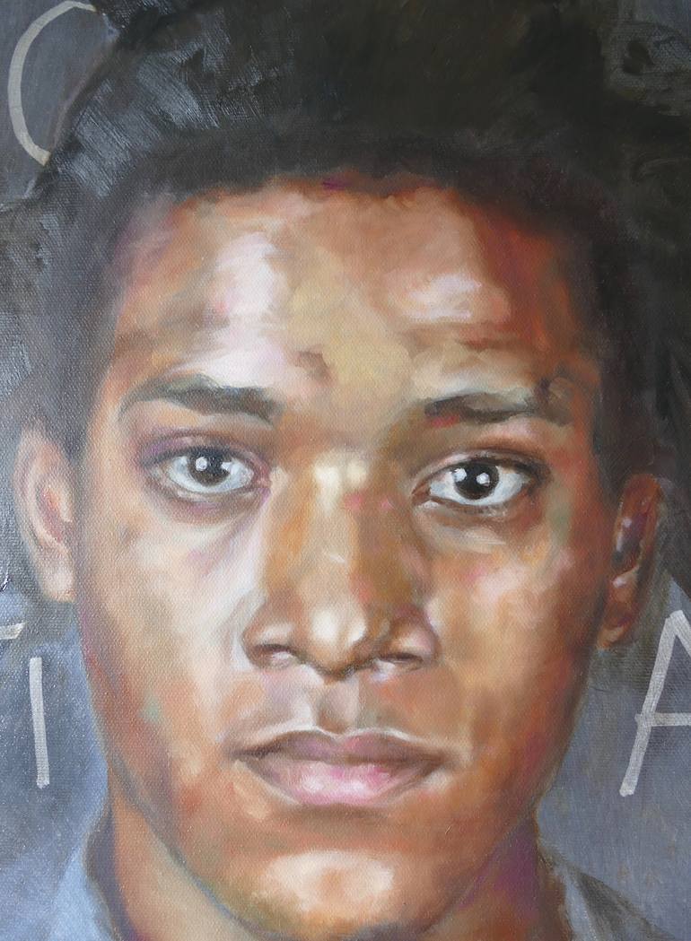 Basquiat - The Radiant Child Ii Painting By Angelika Weinekoetter 