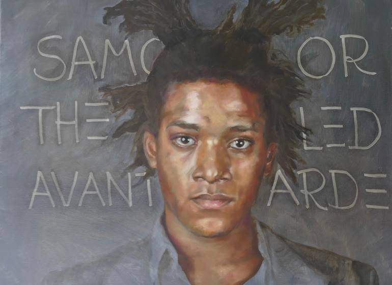 Basquiat - The Radiant Child Ii Painting By Angelika Weinekoetter 