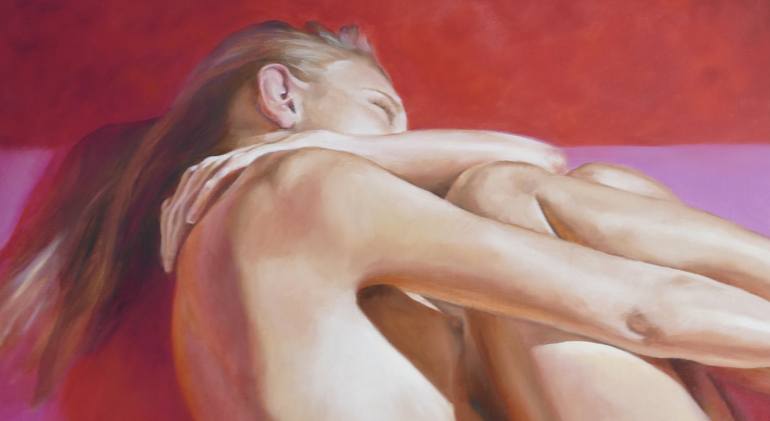 Original Erotic Painting by Angelika Weinekoetter