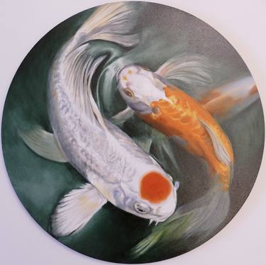 Print of Fish Paintings by Angelika Weinekoetter