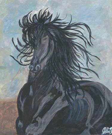 Print of Horse Paintings by Asya Ignatova