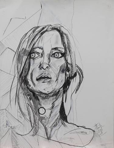 Print of Conceptual Portrait Drawings by Alevtina Valentine