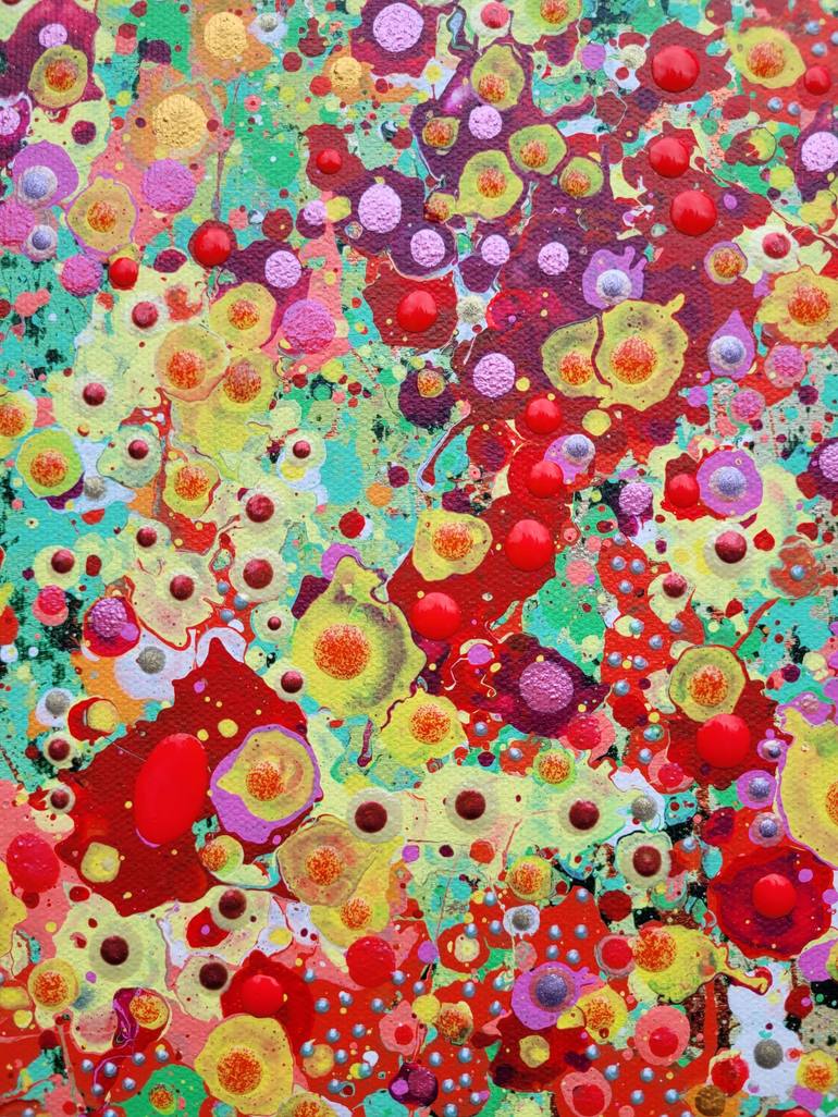 Original Abstract Nature Painting by Valentina Pufe