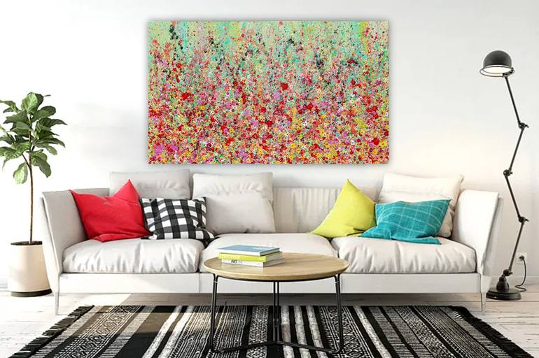 Original Abstract Nature Painting by Valentina Pufe