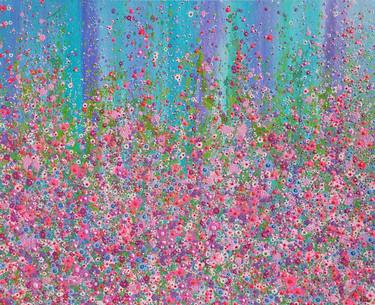 Original Abstract Floral Paintings by Valentina Pufe