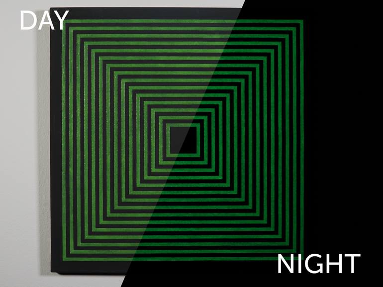 Original Abstract Geometric Painting by Andrii Katrych
