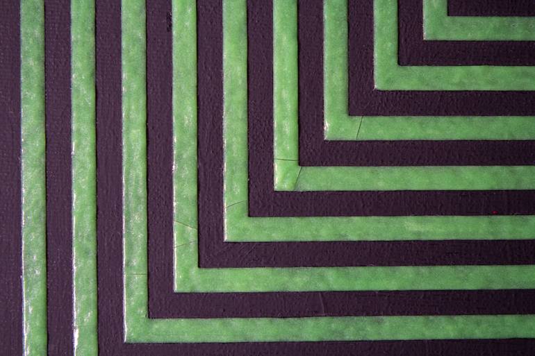 Original Abstract Geometric Painting by Andrii Katrych