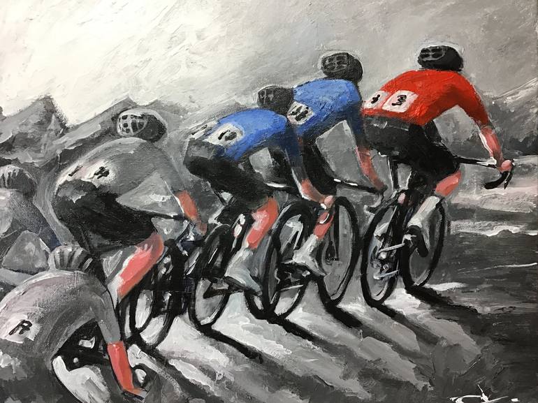 Original Illustration Sports Painting by Christopher Jones