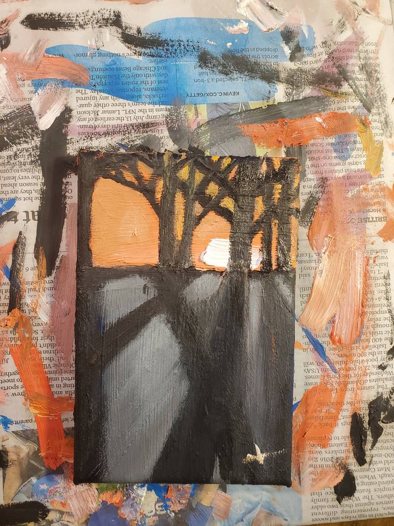 Original Abstract Landscape Painting by Christopher Jones