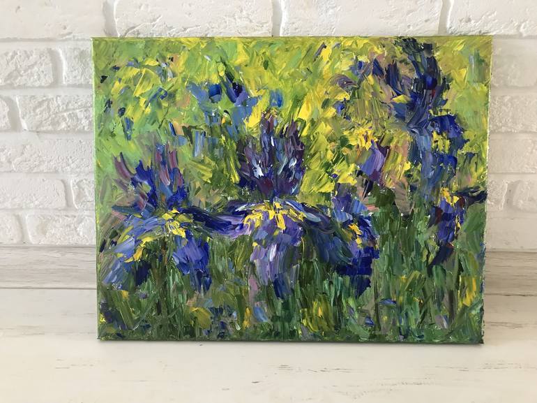 Original Impressionism Floral Painting by Olga Goreva