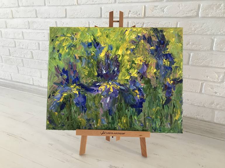 Original Impressionism Floral Painting by Olga Goreva