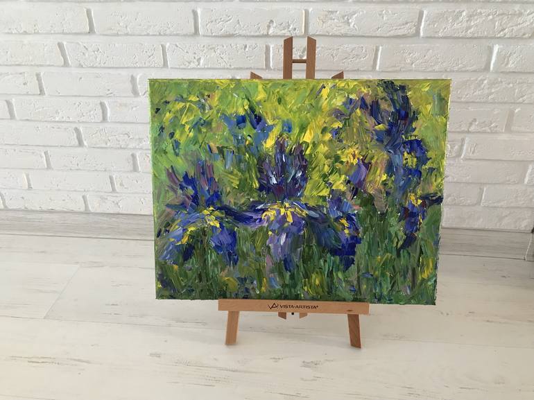 Original Impressionism Floral Painting by Olga Goreva