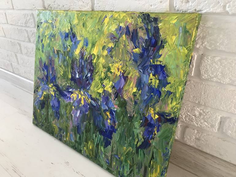 Original Impressionism Floral Painting by Olga Goreva