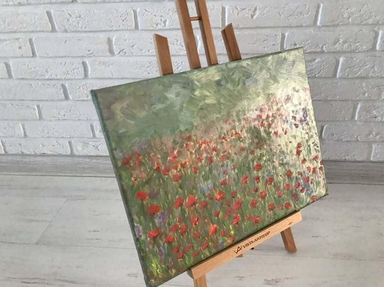 Original Impressionism Floral Painting by Olga Goreva