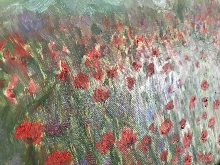 Original Impressionism Floral Painting by Olga Goreva