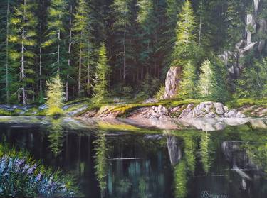 Original Realism Landscape Paintings by Tali Segev