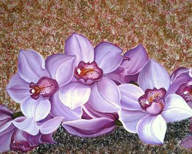 Original Fine Art Floral Paintings by Natalia Toderica