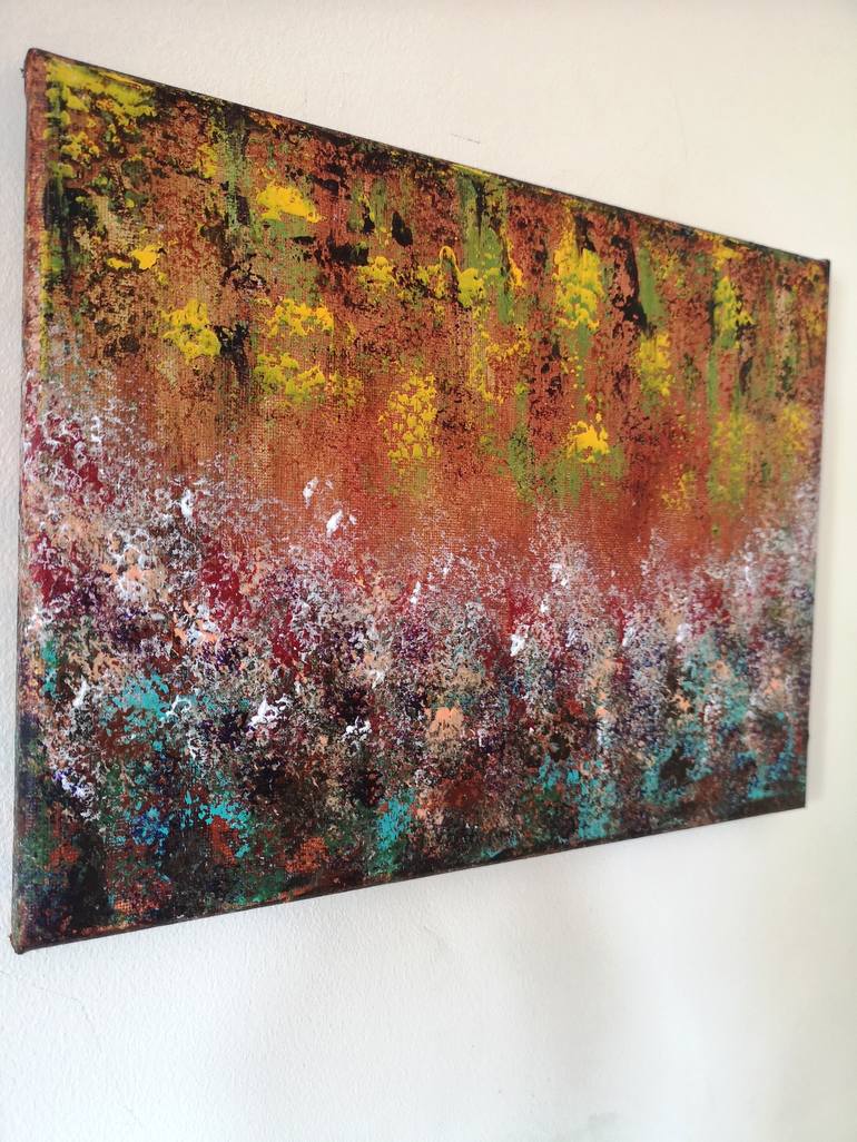 Original Abstract Fantasy Painting by Natalia Toderica