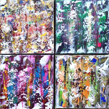 Original Abstract Expressionism Seasons Paintings by Natalia Toderica