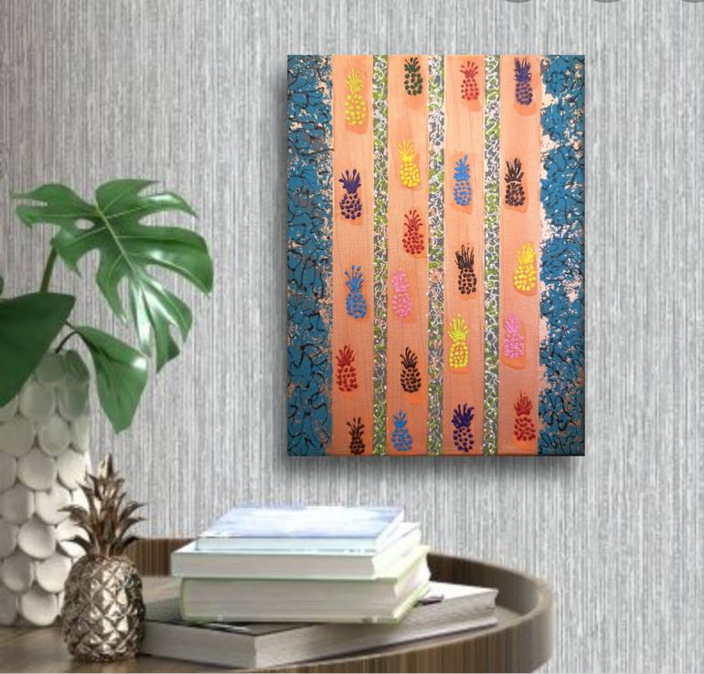 Original Abstract Fantasy Painting by Natalia Toderica