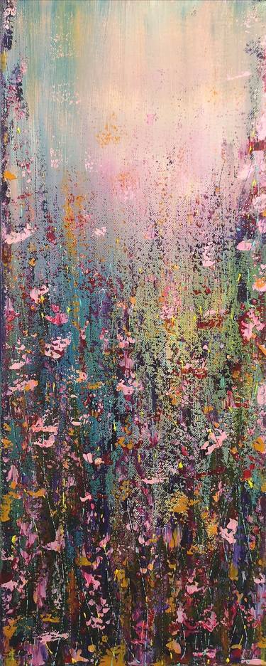 Original Abstract Garden Paintings by Natalia Toderica