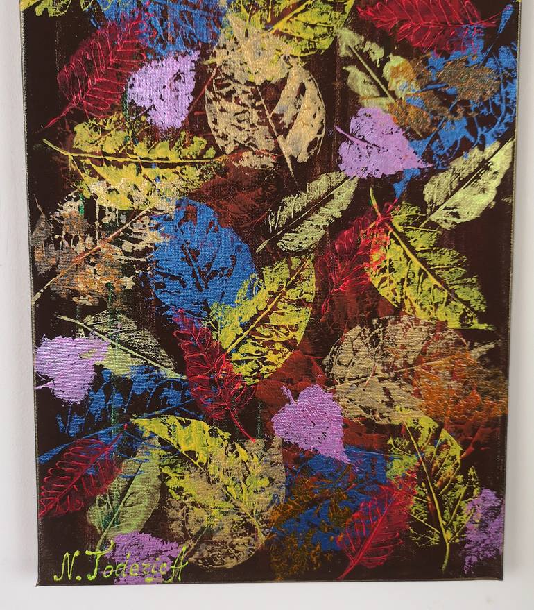 Original Conceptual Botanic Painting by Natalia Ozeriansca