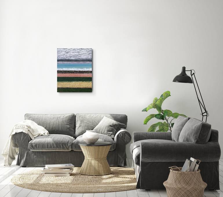 Original Figurative Landscape Painting by Natalia Ozeriansca