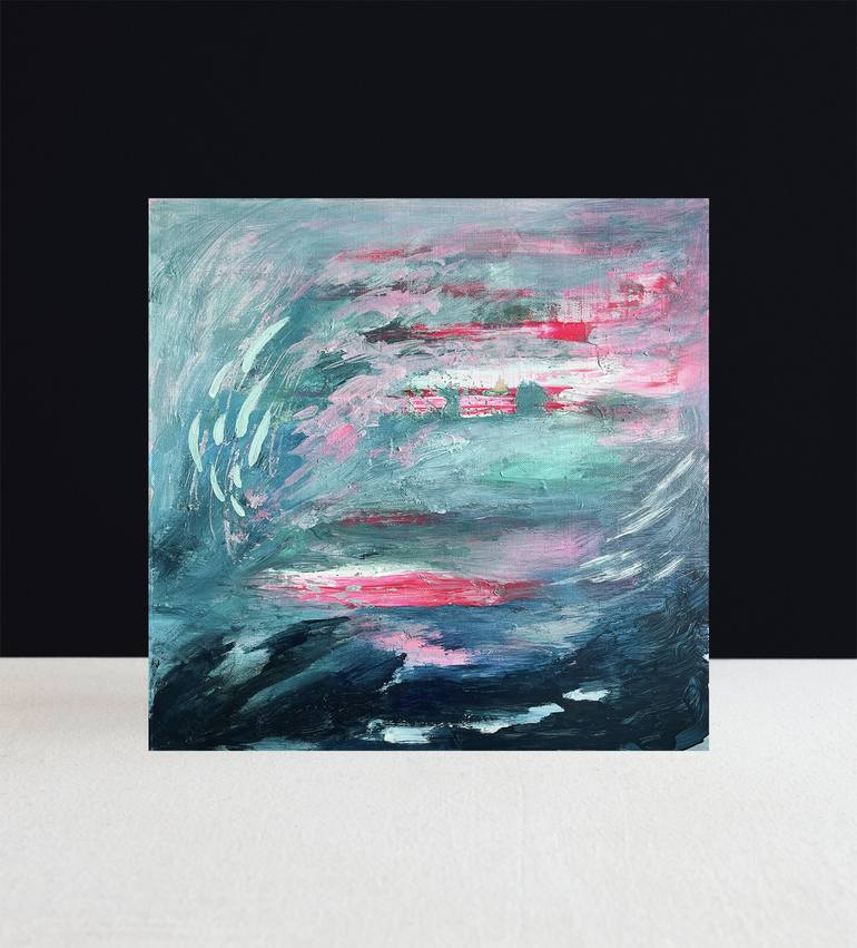 Original Fine Art Abstract Painting by Meghan Hue