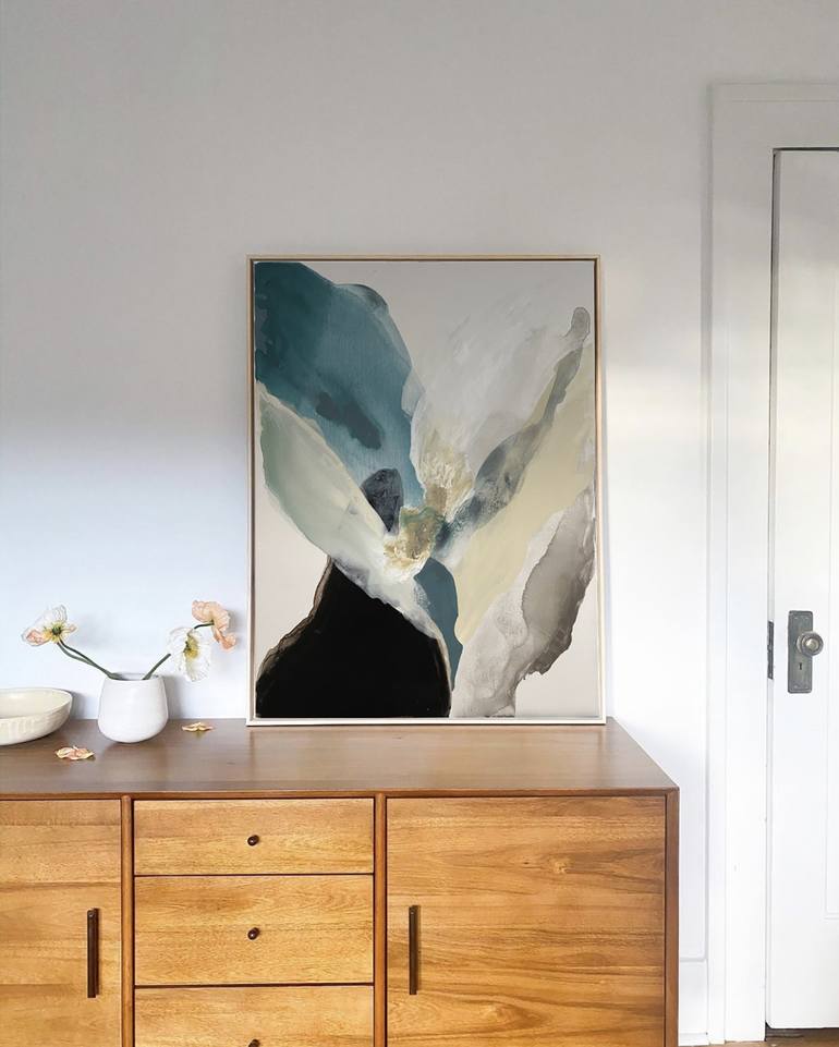 Original Art Deco Abstract Painting by Meghan Hue