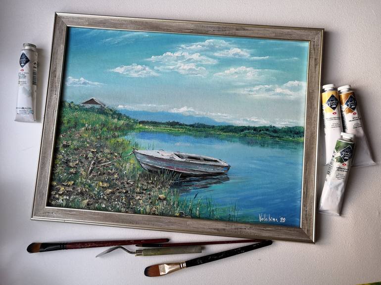 Original Fine Art Landscape Painting by Ekaterina Voloshina