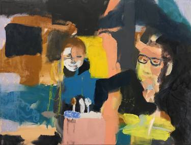 Original Abstract Family Paintings by Leah Hattendorf