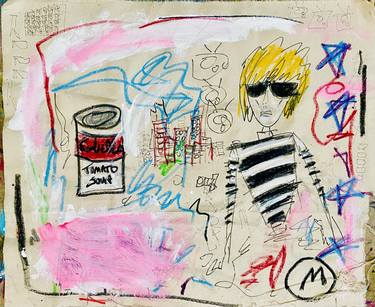 Original Abstract Expressionism Abstract Painting by Dominic Massaro