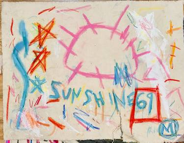 Original Abstract Expressionism Abstract Drawings by Dominic Massaro